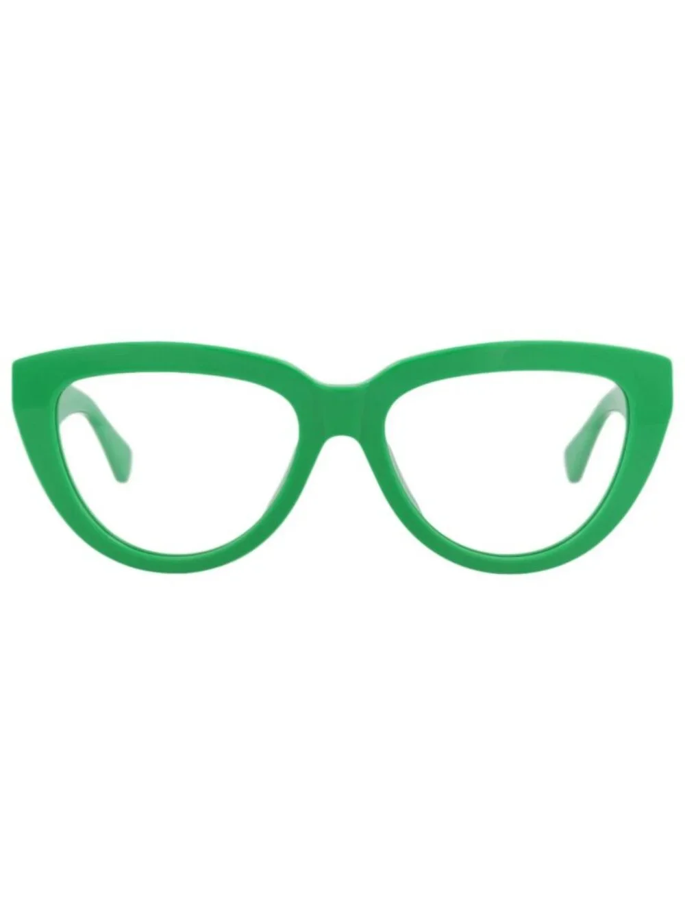 New Bottega Veneta Women's Eyeglasses Cat Eye Recycled Acetate Frame Green Green